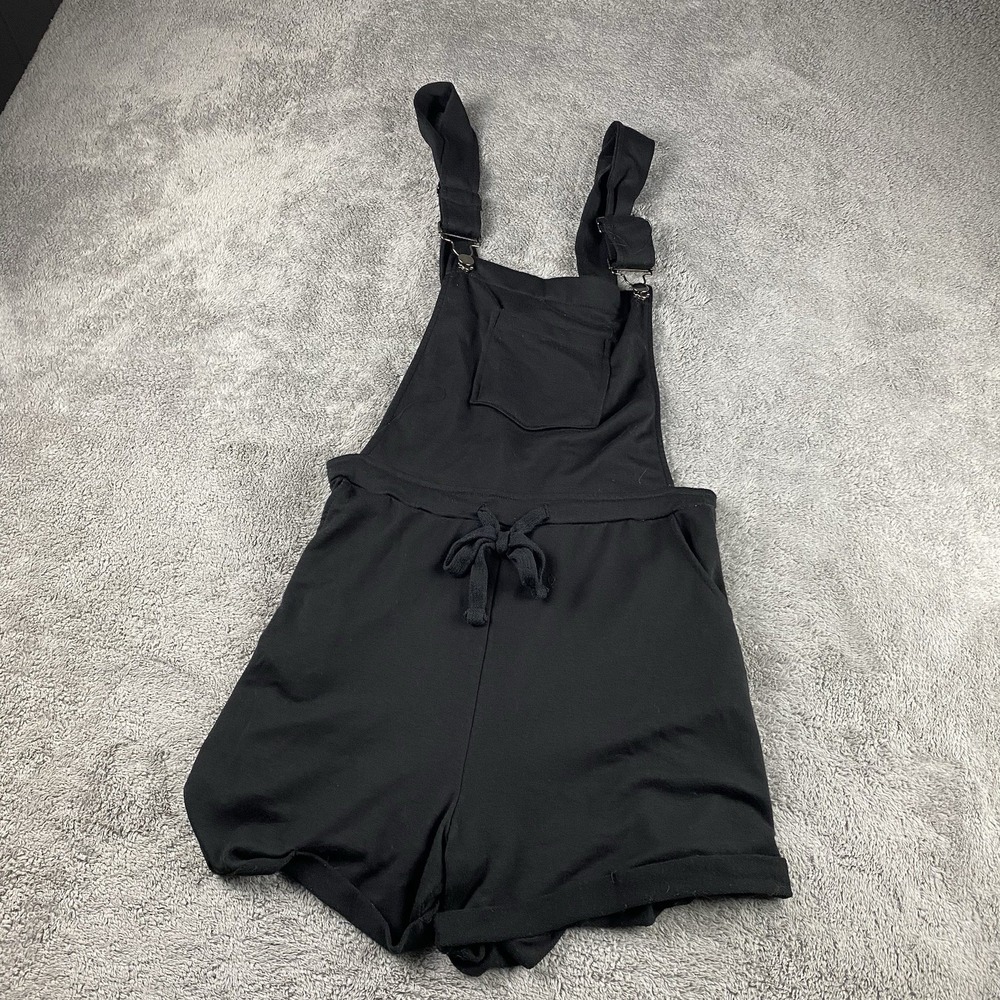 Shosho Tank Top Sleeveless Shorts Romper Womens Large Black